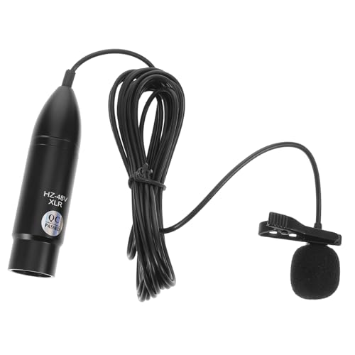 BESPORTBLE Xlr Drei pin Kondensator Lavalier Mikrofon Professioneller Clip mikrofon für Rede Aufnahme Live streaming mit Leichtem Tragbarem Design und Einfachem Plug and play von BESPORTBLE