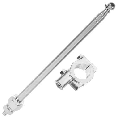 BESPORTBLE Fahnenmast Halter Für Fahnenstange Unterlage Lenkerfahnenmast Halterung Träger Helmhalter Querstange Teleskopierbare Flaggenhalter Roller Quad Aluminiumlegierung, 1.2M von BESPORTBLE