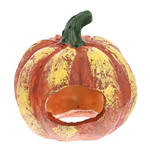 Besportble KüRbis Versteckhaus Aus Harz - Aquarium Dekoration FüR Fische Und Garnelen Langlebiger Versteckplatz in Orange 8X8X8Cm Besportble KüRbis Versteckhaus Aus Harz - Aquarium Dekoration FüR Fische Und Garnelen Langlebiger Versteckplatz in Orange 8X8X8Cm von BESPORTBLE