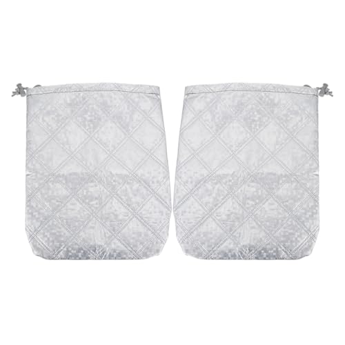Seitenspiegel Schneedecke Spiegel Frostschutz Abdeckung: 1 Paar Rückspiegel Regenschutz Seitenspiegelabdeckung Autospiegel Schutzhülle Schneeabdeckung Auto Außenspiegel Frostabdeckung (Silber) von BESPORTBLE