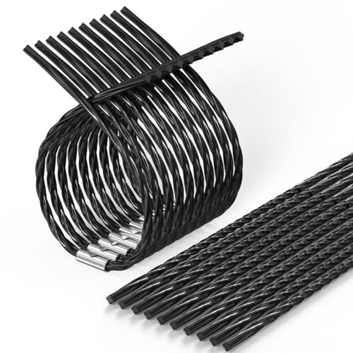 BESPOTCL 20 Stück F016800431 Extra starker Schneidfaden Kompatibel mit Bosch AFS 23-37 Freischneider - Trimmerfaden 3,5 mm x 37 cm Ersatz-Trimmerschnur Rasentrimmer Zubehör von BESPOTCL