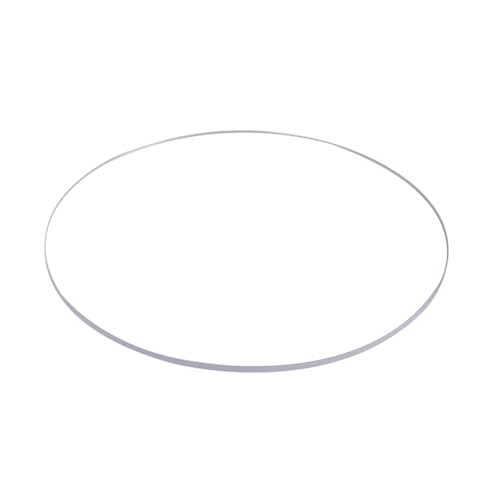 Runde Acrylscheiben, Dicke 4 mm, Acrylkreis-Kunststoffplatte, Durchmesser 110–170 mm, ideal for Basteln und for Heimwerkerprojekte, Durchmesser 170 mm(Diameter 140mm) von BESSX