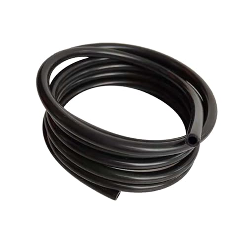 Silikonschlauch Innendurchmesser 13 mm Schlauch Schwarz Gute Zähigkeit Luftschlauch Wasserrohr for Pumpentransferteich(13x16) von BESSX