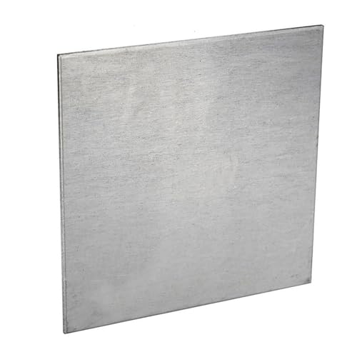 Titan-Ti-Platte Gr2 100 x 100 mm mit hoher Härte, 1 Stück, 0,5 mm, 0,8 mm, 1 mm, 2 mm, 3 mm, 4 mm Dicke (100 x 100 x 3 mm)(100x100x2mm) von BESSX