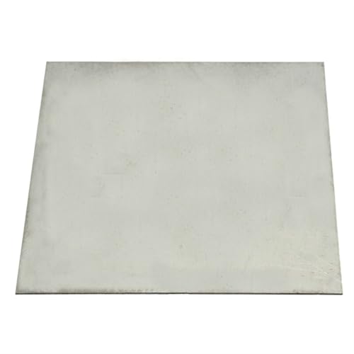 Titanplatte mit hoher Härte, 1 Stück TA2 Titan-Ti-Platte, 0,3 mm, 7 mm Dicke, 100 x 100 mm, 100 x 150 mm, 150 x 150 mm, 200 x 200 mm (150 x 150 x 3 mm)(100x100x1mm) von BESSX
