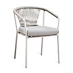 Best Freizeitmoebel Sessel 45100400 Aluminium Weiss 590 x 610 x 790 mm von BEST FREIZEITMOEBEL