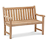 Best Freizeitmoebel Teak Bank 2 Personen Braun 1200 x 820 x 600 mm von BEST FREIZEITMOEBEL