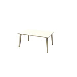 Best Freizeitmoebel Tisch 18515700 Kunststoff Weiss 1570 x 980 x 740 mm von BEST FREIZEITMOEBEL
