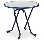 Best Freizeitmoebel Tisch 26528020 Stahl Blau 800 x 800 x 730 mm von BEST FREIZEITMOEBEL