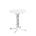 Best Freizeitmoebel Tisch 26536000 Stahl Weiss 600 x 600 x 720 mm von BEST FREIZEITMOEBEL