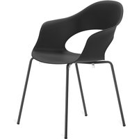 Stapelsessel Luna ca. 56x58x78 cm versch. Farben anthrazit/anthrazit - Best Freizeitmöbel von BEST FREIZEITMÖBEL