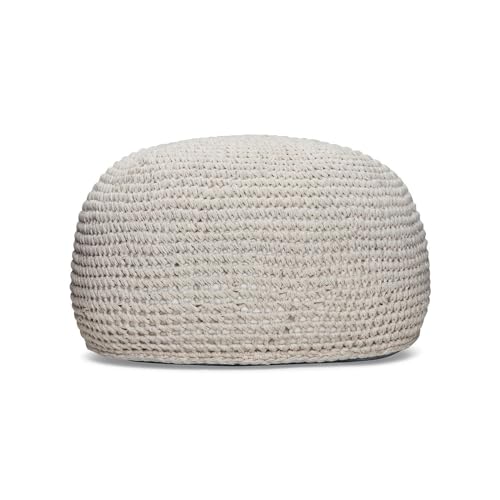 Best Pouf Ronda 55x55x41cm Naturel von Froschkönig24