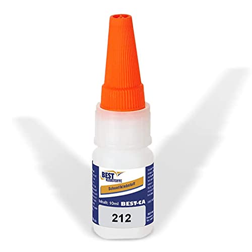 BEST KLEBSTOFF - CA 212 | Sekundenkleber niedrigviskos | 10g | Komponentenkleber | lösungsmittelfreier Cyanacrylat-Klebstoff | Universalklebstoff von BEST KLEBSTOFFE