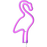 Star Trading Batterie Deko-Silhouette led Flamingo Neonlight von BEST SEASON