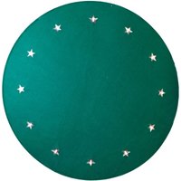 Star Trading - led Weihnachtsbaum-Matte Granne Filz mit Beleuchtung warmweiß, ø: 1 m von STAR TRADING