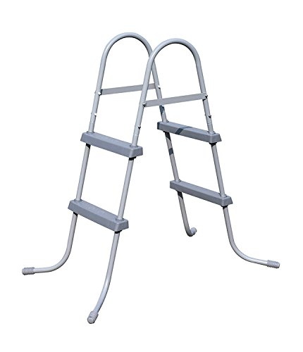 BEST.WAY, Schwimmbadtreppe für den Außenbereich, Höhe: 84 cm, Metallstruktur 58430. von BEST.WAY