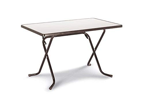 BEST 26521110 Scherenklapptisch Primo eckig 110 x 70 cm, braun von BEST