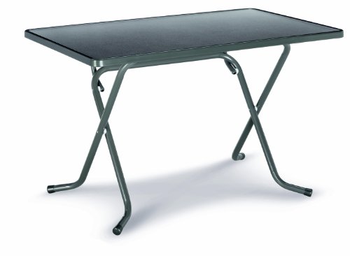 BEST Klapptisch Primo eckig I Robuster Gartentisch klappbar mit praktischem Scheren-Klappmechanismus I UV- & Wetterfest I 110 x 70 cm I Anthrazit BEST Klapptisch Primo eckig I Robuster Gartentisch klappbar mit praktischem Scheren-Klappmechanismus I UV- & Wetterfest I 110 x 70 cm I Anthrazit von BEST