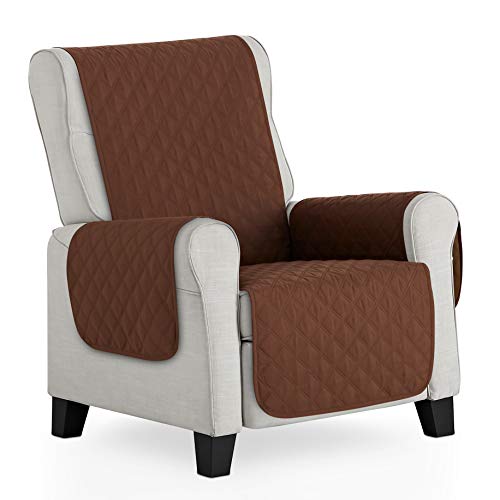 BESTCOVERS Sessel Überzug 1-Sitzer - Sitzbezug, effektiver Schutz vor Kratzern und Beschädigungen, Universalbezug (Braun) von Bestcovers