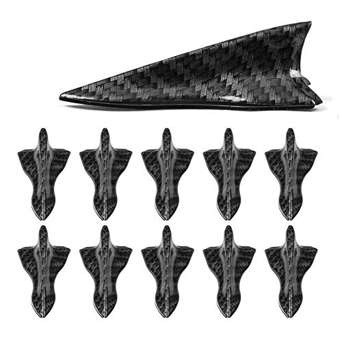BESTEU 10 stücke Universal Auto Dach Auto Schwanz Dekoration Diffusor Vortex Generator Auto Fügel Dachspoiler von BESTEU