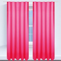 Bestgoodies - Gardine mit Universalband 140x245 cm in Pink, blickdichter Vorhang mit Kräuselband in vielen Variationen - Pink von BESTGOODIES