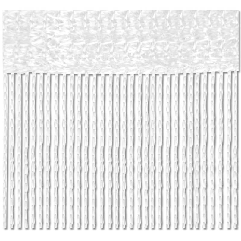 Bestlivings 2er Pack Fadenvorhang Fadengardine Gardine Vorhang 90 cm x 240 cm Weiß von BESTLIVINGS