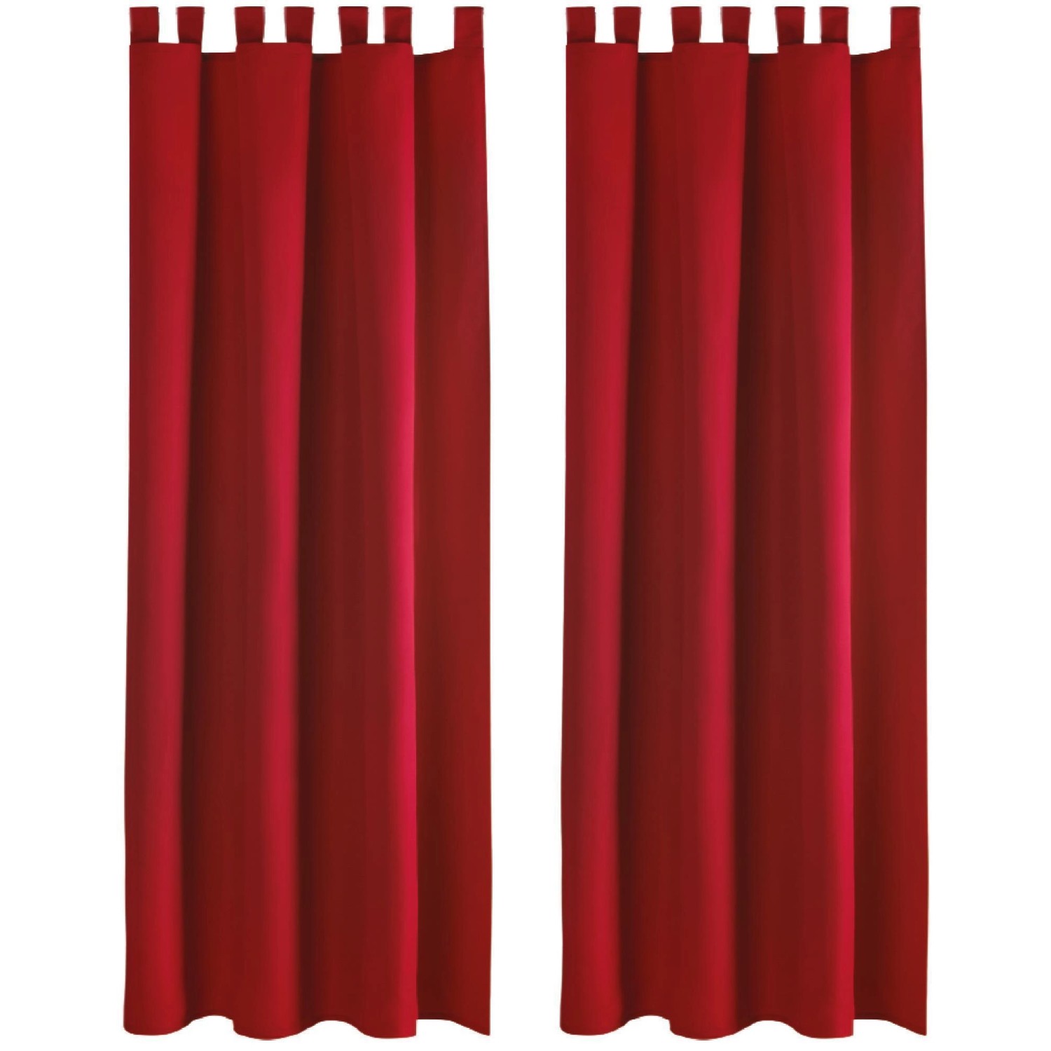 Bestlivings 2er Set Dekoschal EllenSchlaufe mit Raffhalter & Haken 140 cm x 225 cm Rot Bestlivings 2er Set Dekoschal EllenSchlaufe mit Raffhalter & Haken 140 cm x 225 cm Rot von BESTLIVINGS