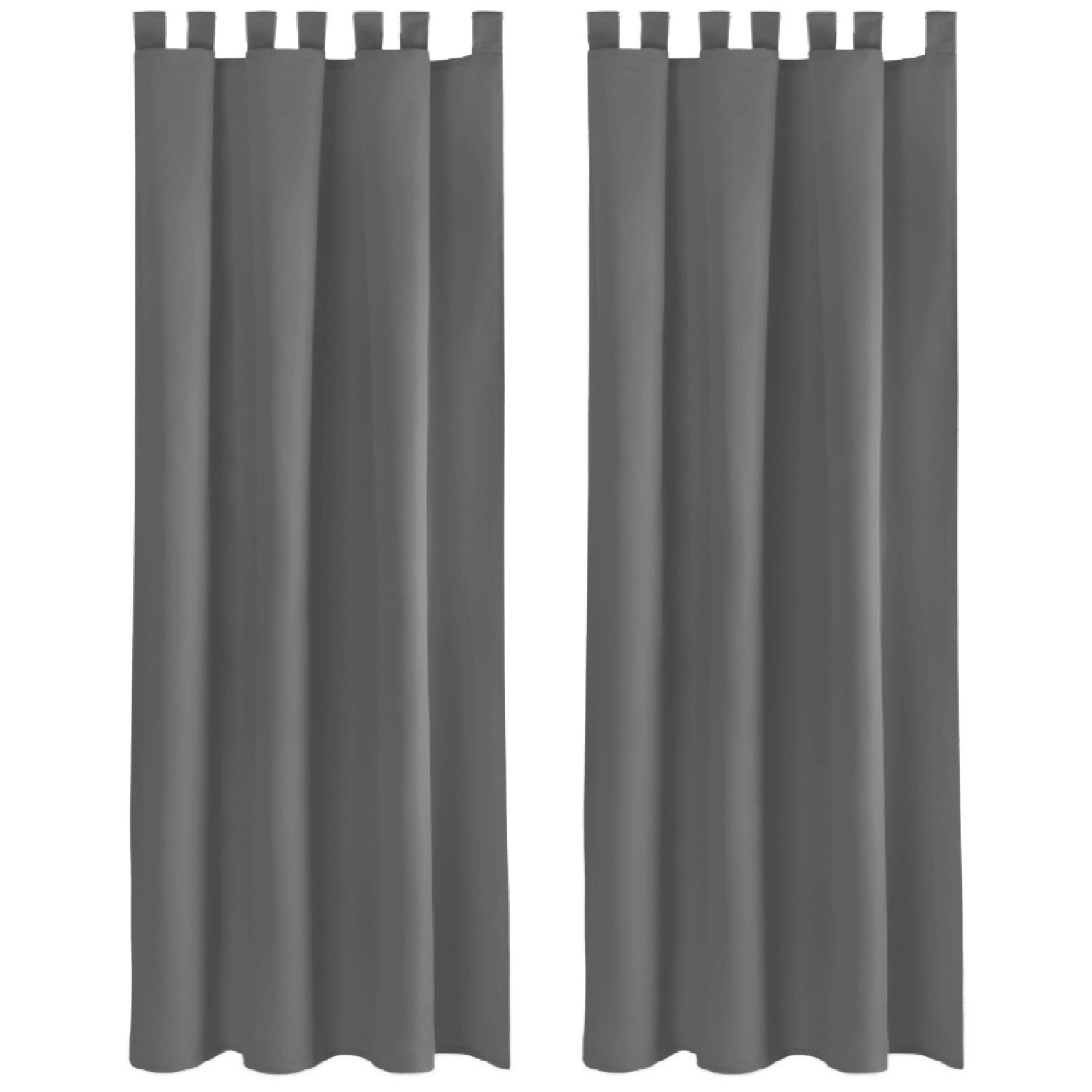 Bestlivings 2er Set Dekoschal EllenSchlaufe mit Raffhalter & Haken 140 x 145 cm Anthrazit Bestlivings 2er Set Dekoschal EllenSchlaufe mit Raffhalter & Haken 140 x 145 cm Anthrazit von BESTLIVINGS