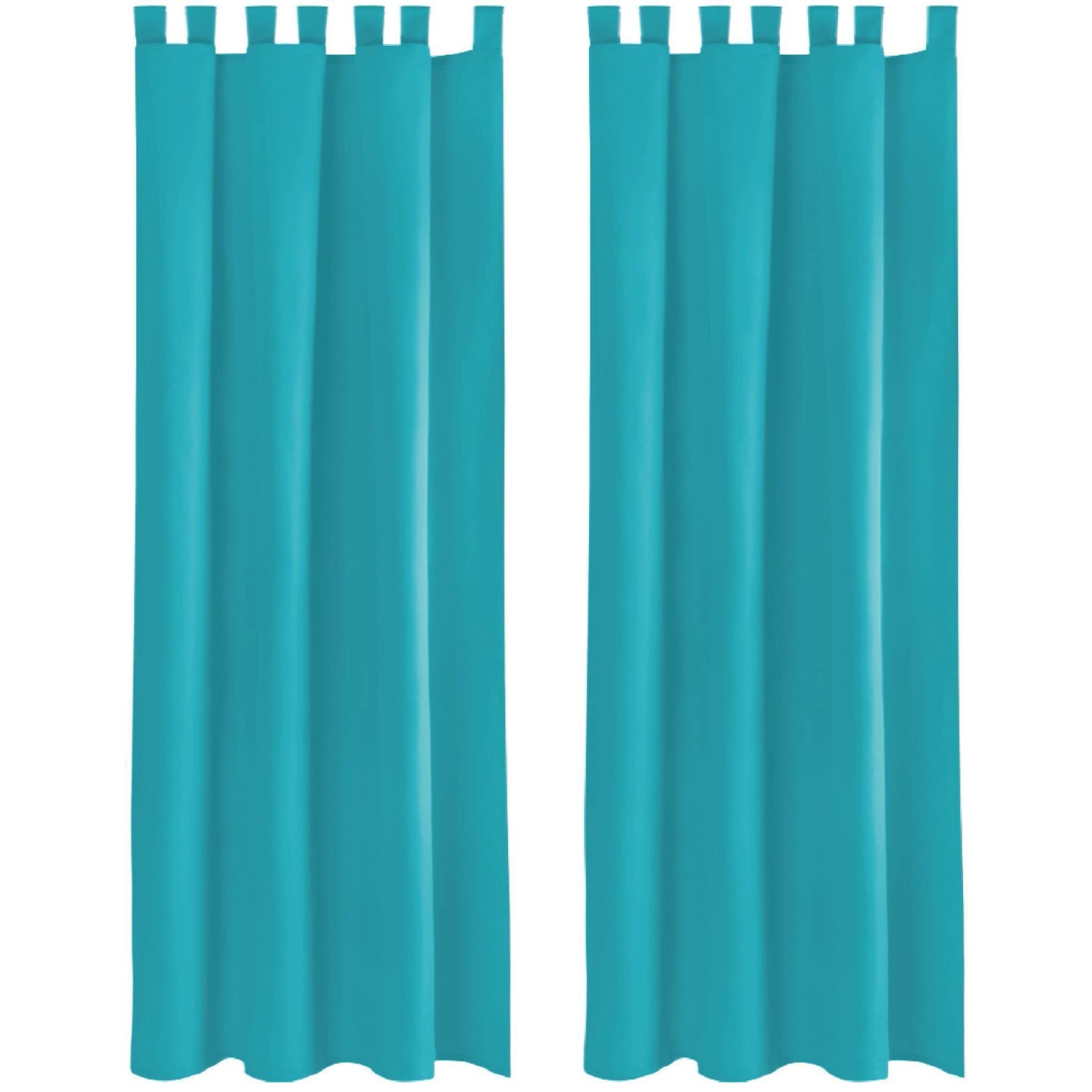Bestlivings 2er Set Dekoschal EllenSchlaufe mit Raffhalter & Haken 140 x 145 cm Türkis Bestlivings 2er Set Dekoschal EllenSchlaufe mit Raffhalter & Haken 140 x 145 cm Türkis von BESTLIVINGS