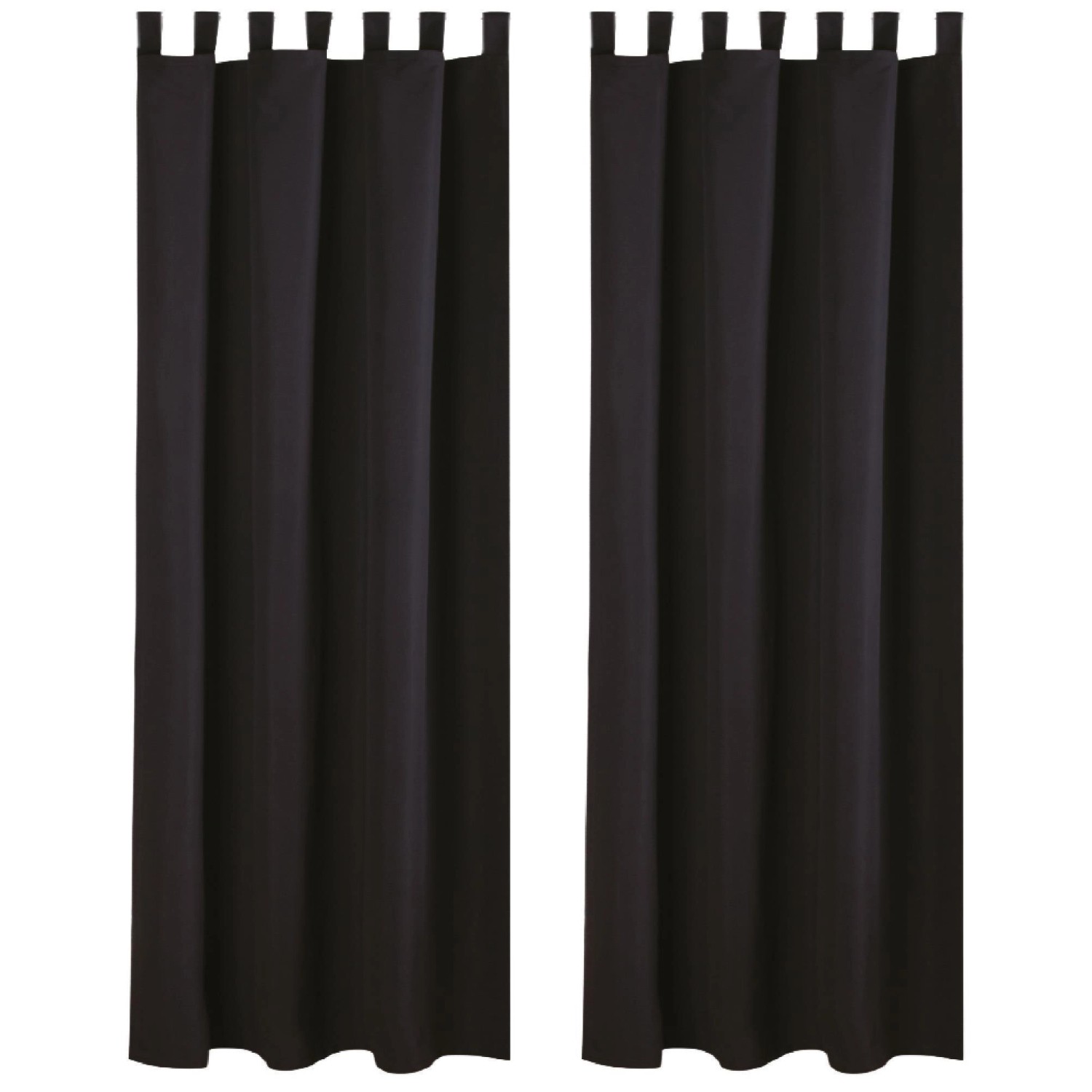 Bestlivings 2er Set Dekoschal EllenSchlaufe mit Raffhalter & Haken 140 x 245 cm Schwarz Bestlivings 2er Set Dekoschal EllenSchlaufe mit Raffhalter & Haken 140 x 245 cm Schwarz von BESTLIVINGS