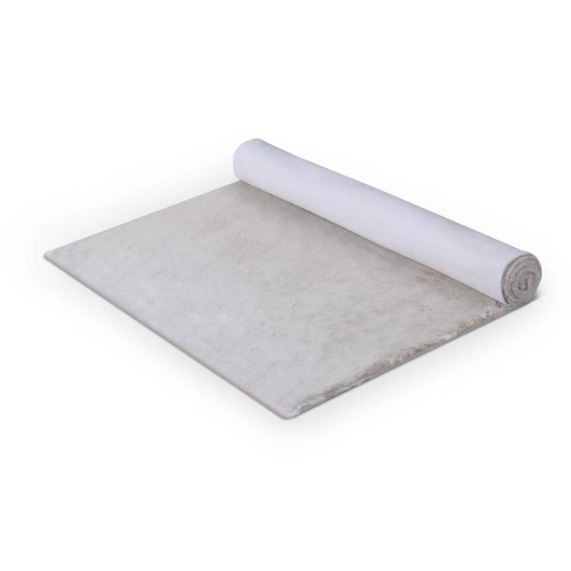Bestlivings Allzweckteppich Faux Rabbit 60 x 120 cm Offwhite von BESTLIVINGS