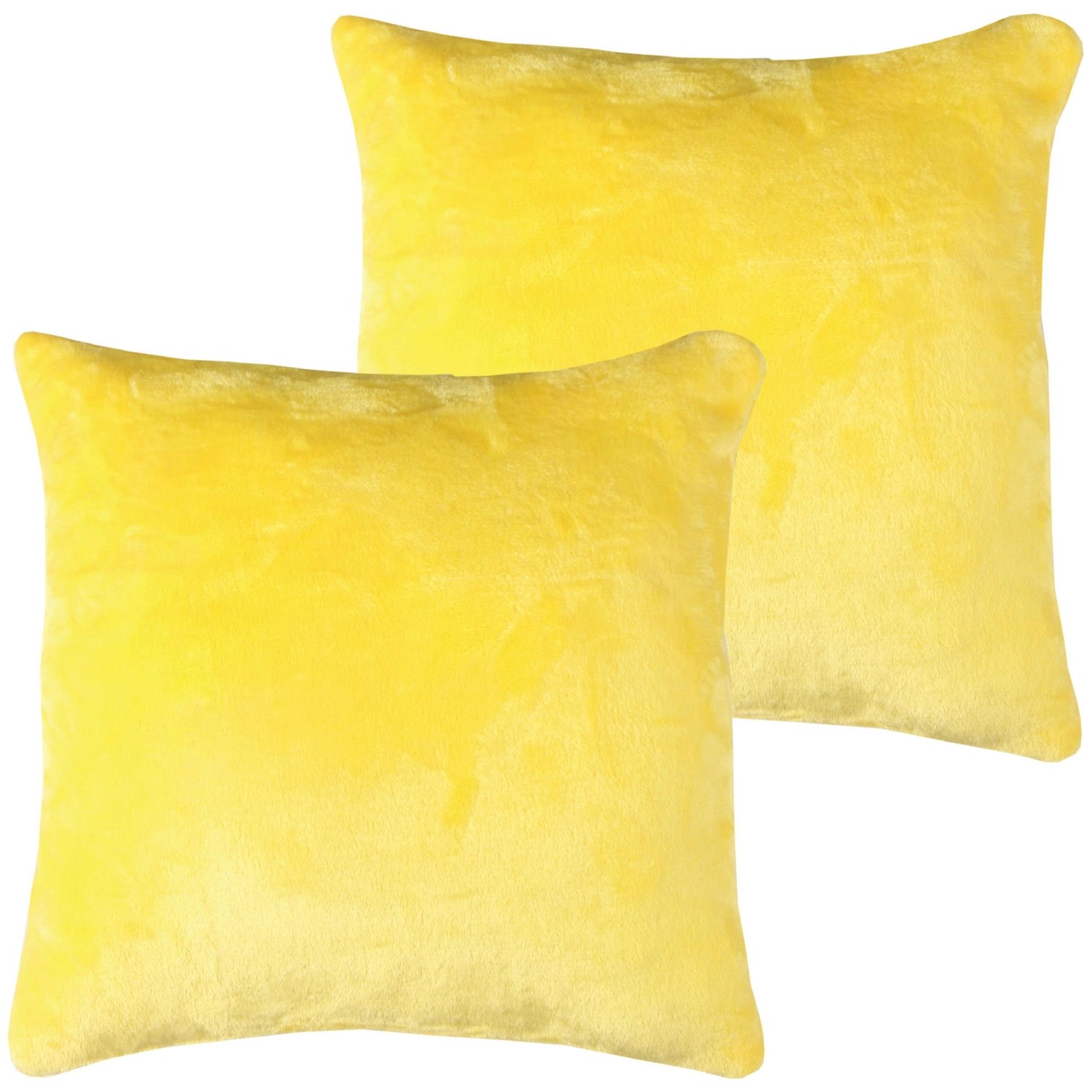 Bestlivings Dekokissen Kuschel Kissenbezug mit Reißverschluss 50 x 50 cm Gelb 2er Pack Bestlivings Dekokissen Kuschel Kissenbezug mit Reißverschluss 50 x 50 cm Gelb 2er Pack von BESTLIVINGS