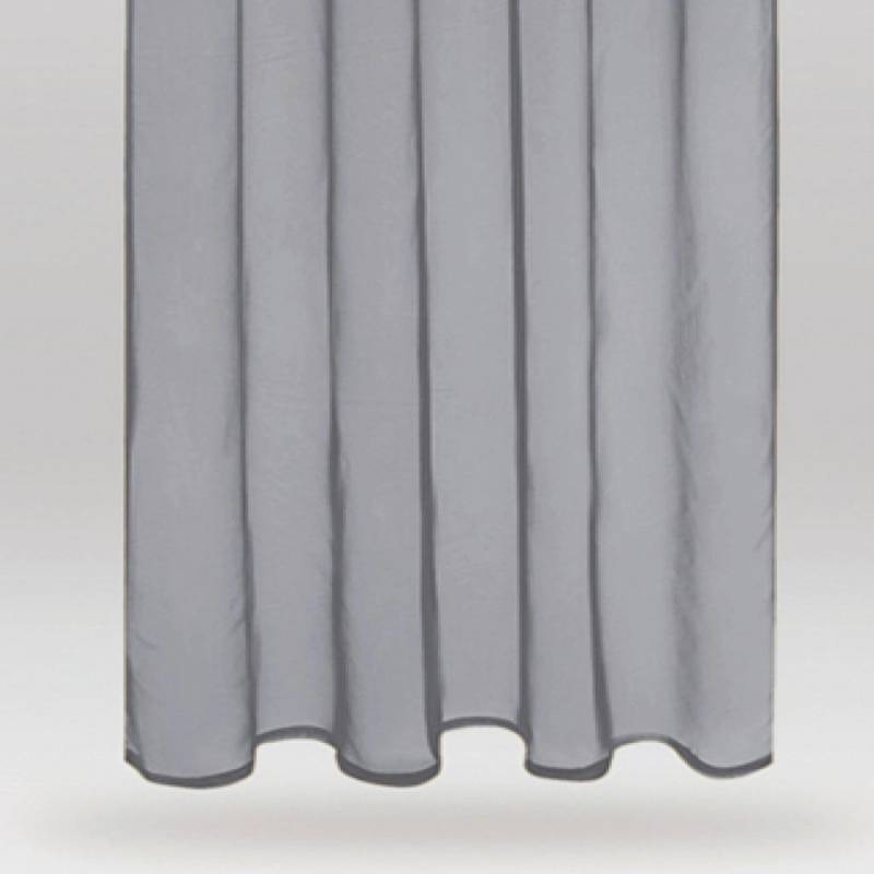 Bestlivings Dekoschal Noella Schlaufe Voile 2er Pack 140 cm x 175 cm Grau von BESTLIVINGS