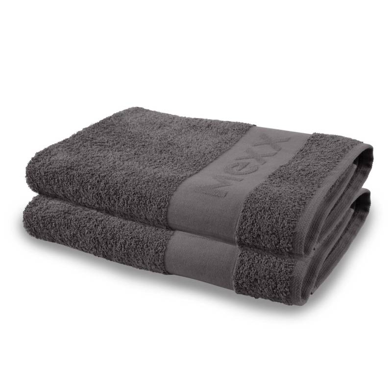 Bestlivings Duschtuch Anthrazit 70 x 140 cm 2 Stück von BESTLIVINGS