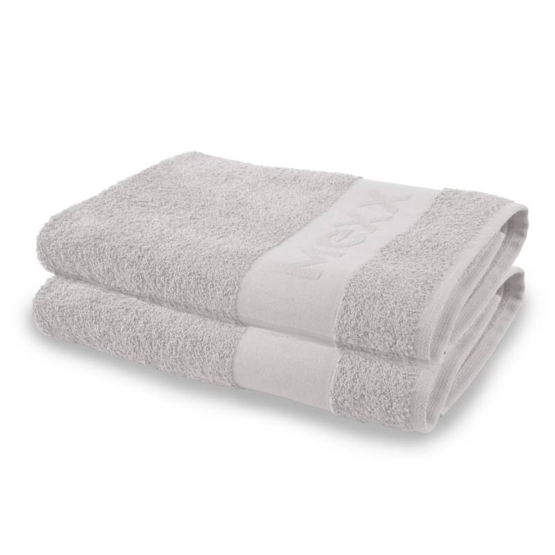 Bestlivings Duschtuch Hellgrau 70 x 140 cm 2 Stück von BESTLIVINGS