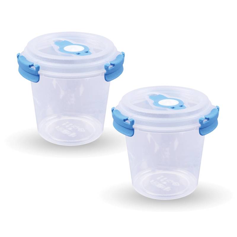 Bestlivings Frischhaltebox 0,64L Joghurt Im Set Blau 2er Pack von BESTLIVINGS