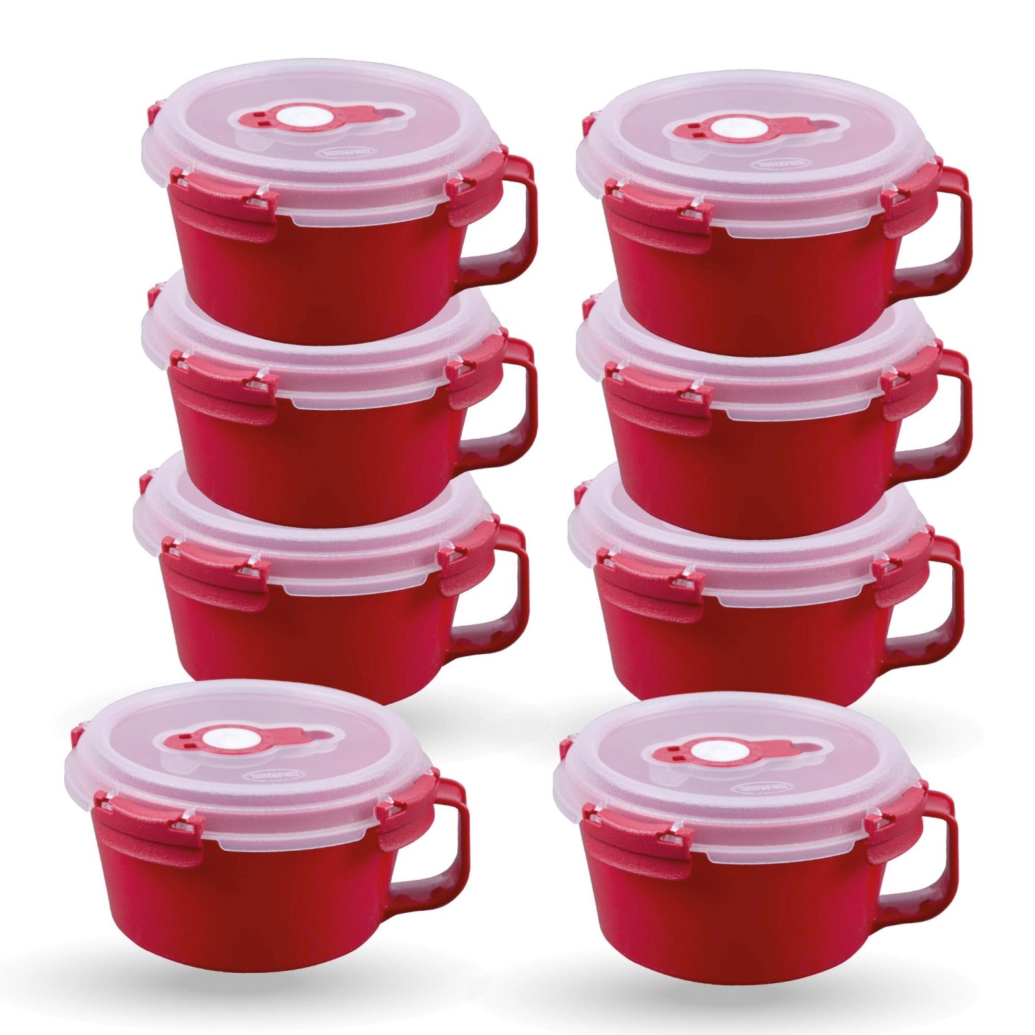 Bestlivings Frischhaltebox 0,85L Frühstücksschale Im Set Rot 8er Pack Bestlivings Frischhaltebox 0,85L Frühstücksschale Im Set Rot 8er Pack von BESTLIVINGS