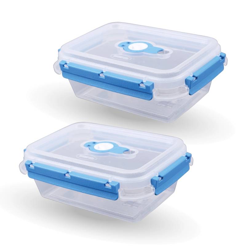 Bestlivings Frischhaltebox 0,9L Lunchbox Im Set Blau 2er Pack von BESTLIVINGS