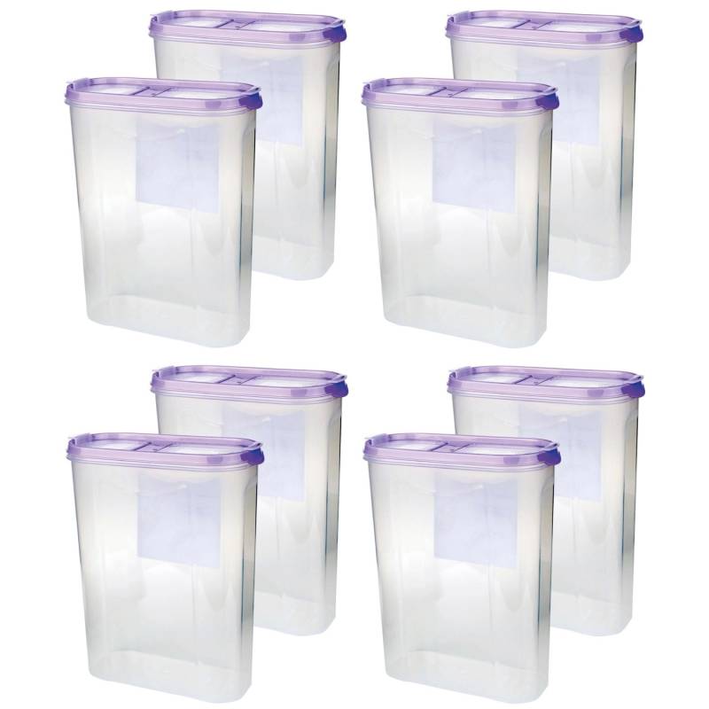 Bestlivings Frischhaltebox Schüttdose 2,8 Liter 8er Pack Lila von BESTLIVINGS
