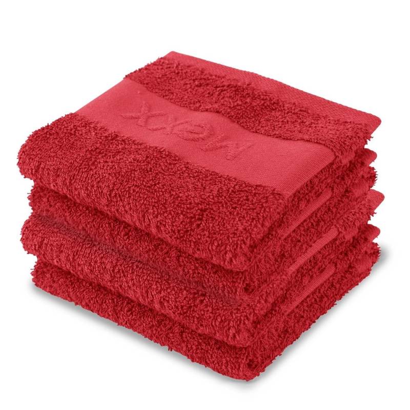 Bestlivings Gästetuch Rot 30 x 50 cm 4 Stück von BESTLIVINGS