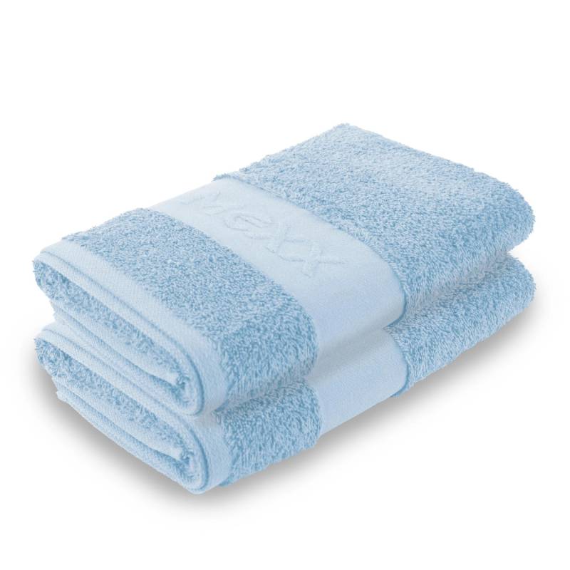 Bestlivings Handtuch Hellblau 50 x 100 cm 2 Stück von BESTLIVINGS