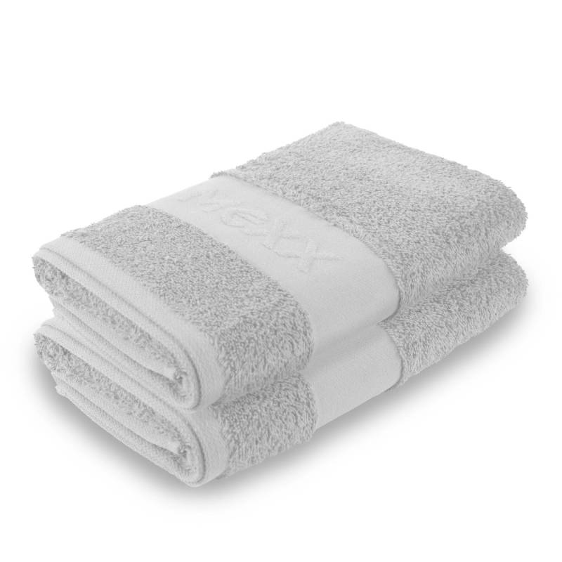 Bestlivings Handtuch Hellgrau 50 x 100 cm 2 Stück von BESTLIVINGS