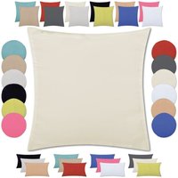 Bestlivings - Kissenhülle ( 100 Größen und Farben ) mit und ohne Füllkissen, Serie: Ellen, Kissenbezug Dekokissen, Auswahl: 80x80cm mit Füllung beige von BESTLIVINGS