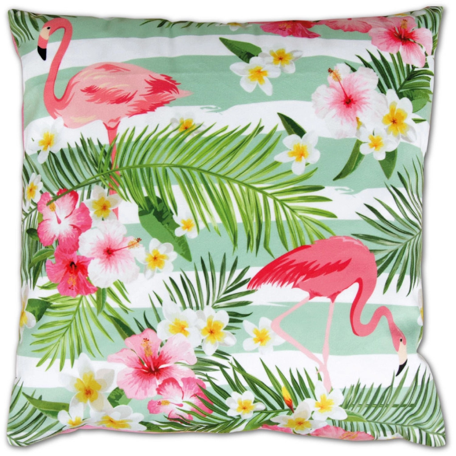 Bestlivings Kissenhülle 2er Pack Fotodruck 40 x 40 cm Flamingos von BESTLIVINGS
