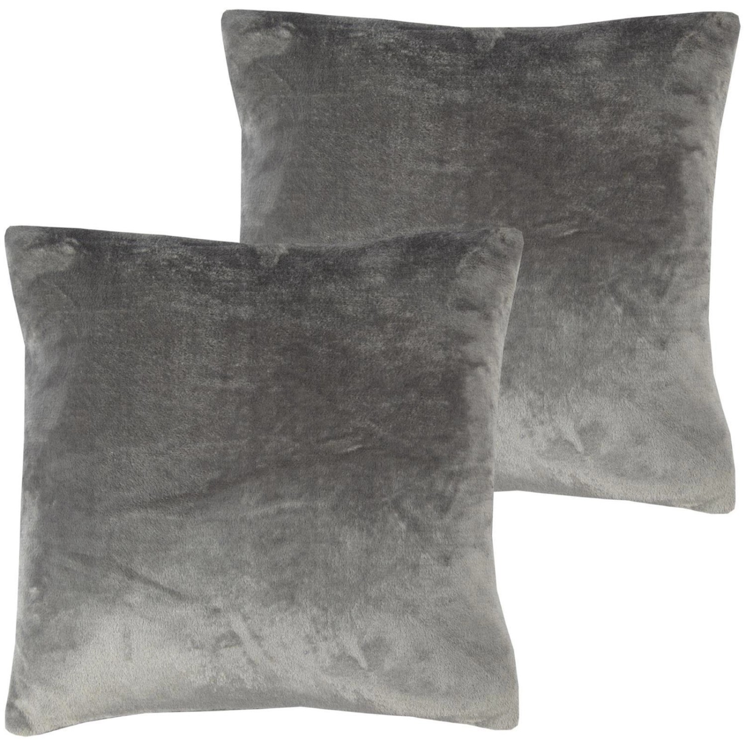 Bestlivings Kissenhülle Kuschel Kissenbezug mit Reißverschluss 45 x 45 cm Anthrazit 2er Pack Bestlivings Kissenhülle Kuschel Kissenbezug mit Reißverschluss 45 x 45 cm Anthrazit 2er Pack von BESTLIVINGS