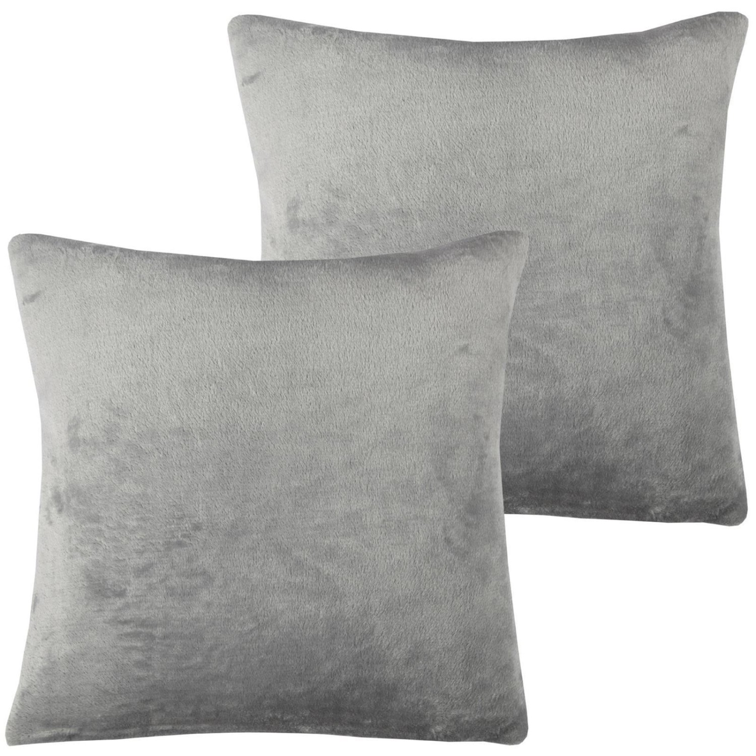 Bestlivings Kissenhülle Kuschel Kissenbezug mit Reißverschluss 45 x 45 cm Grau 2er Pack Bestlivings Kissenhülle Kuschel Kissenbezug mit Reißverschluss 45 x 45 cm Grau 2er Pack von BESTLIVINGS