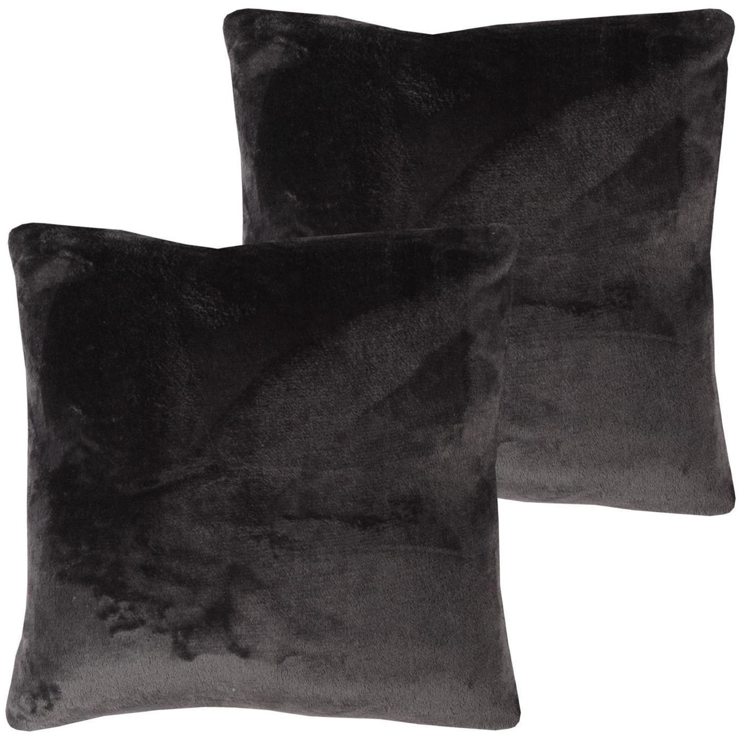 Bestlivings Kissenhülle Kuschel Kissenbezug mit Reißverschluss 45 x 45 cm Schwarz 2er Pack Bestlivings Kissenhülle Kuschel Kissenbezug mit Reißverschluss 45 x 45 cm Schwarz 2er Pack von BESTLIVINGS