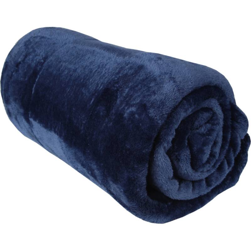 Bestlivings Kuscheldecke Celina 2er Pack Blau 70 x 100 cm von BESTLIVINGS