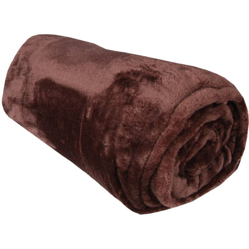Bestlivings Kuscheldecke Celina 2er Pack Braun 90 x 140 cm von BESTLIVINGS