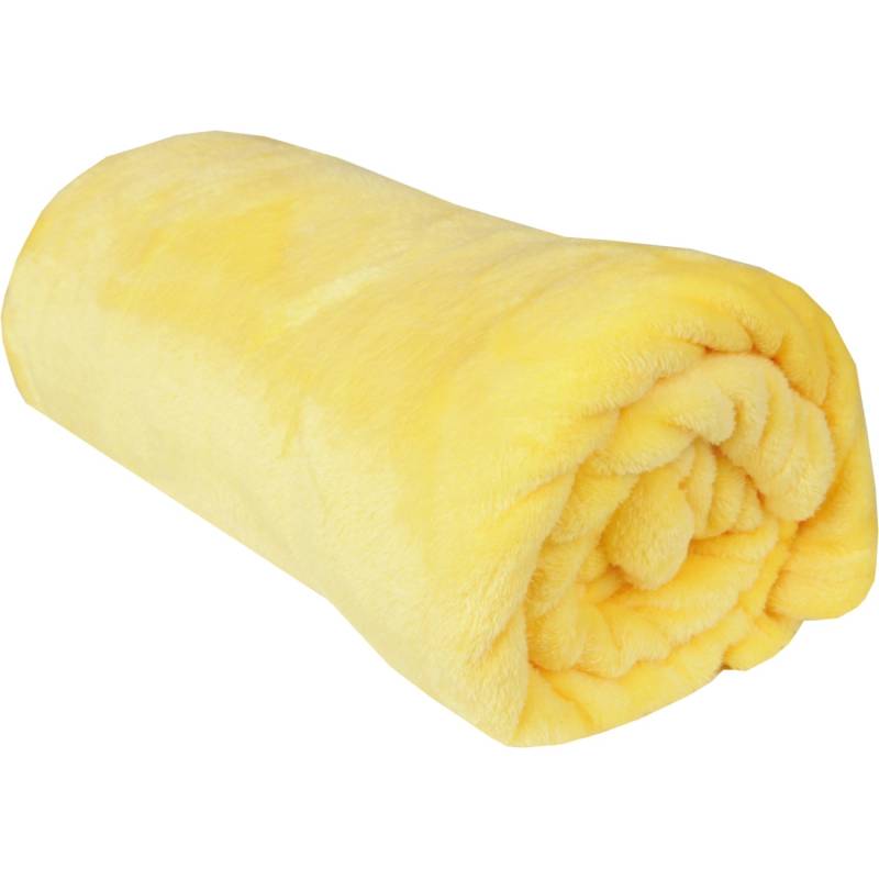 Bestlivings Kuscheldecke Celina 2er Pack Gelb 70 x 100 cm von BESTLIVINGS